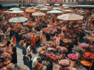 Рівне ринок квітів 